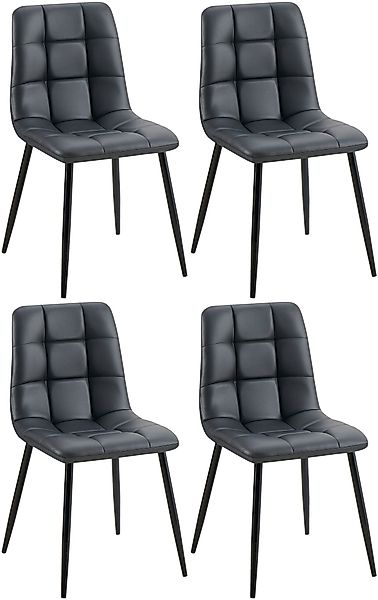 CLP Esszimmerstuhl Antibes (4er Set), Kunstlederbezug günstig online kaufen