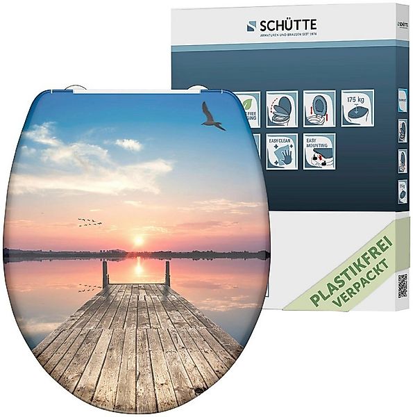 Schütte WC-Sitz SUNSET SKY, bruchsicher und kratzfest, Absenkautomatik, Sta günstig online kaufen