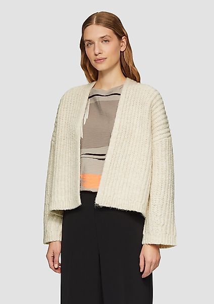 s.Oliver Strickjacke Strickjacke mit weiten Ärmeln günstig online kaufen