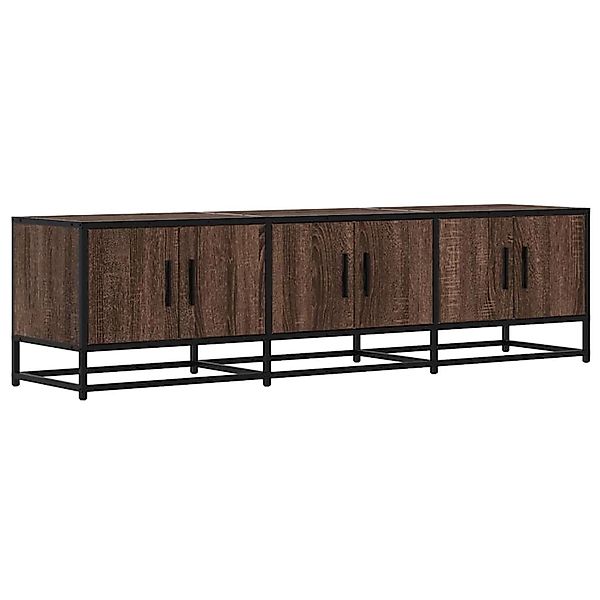 vidaXL TV-Schrank Braun Eichen-Optik 150x35x41 cm Holzwerkstoff Metall 8488 günstig online kaufen