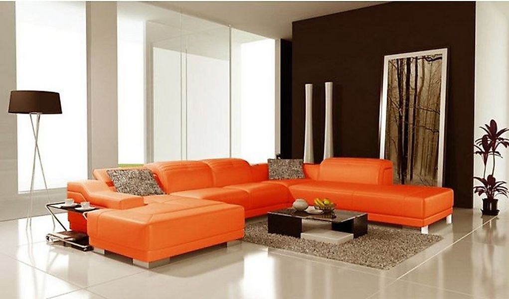 JVmoebel Ecksofa Garnitur Polster Ecke Couch Couch Couchen Leder Sofa Sitz günstig online kaufen
