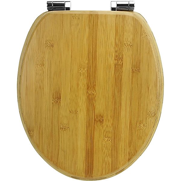 Sanfino WC-Sitz „Dark Brown“ - hochwertige Toilettendeckel aus Bambus, edle günstig online kaufen