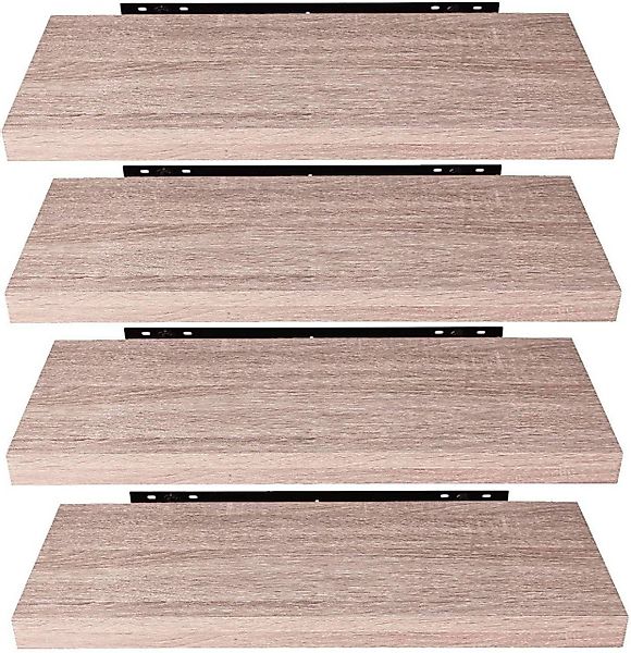 EUGAD Wandregal, 4-tlg., Holz Board Modern günstig online kaufen