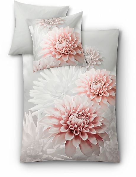 Kleine Wolke Bettwäsche "Dalie" 2 Stk. mit floralem Dessin günstig online kaufen
