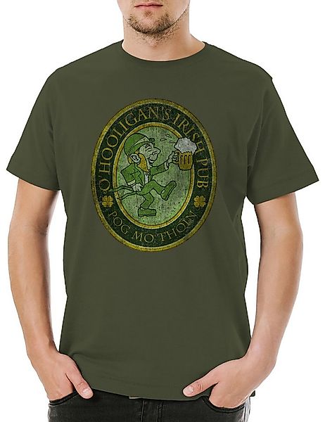 Urban Backwoods Print-Shirt O'Hooligans Irish Pub Vintage Herren T-Shirt Ir günstig online kaufen