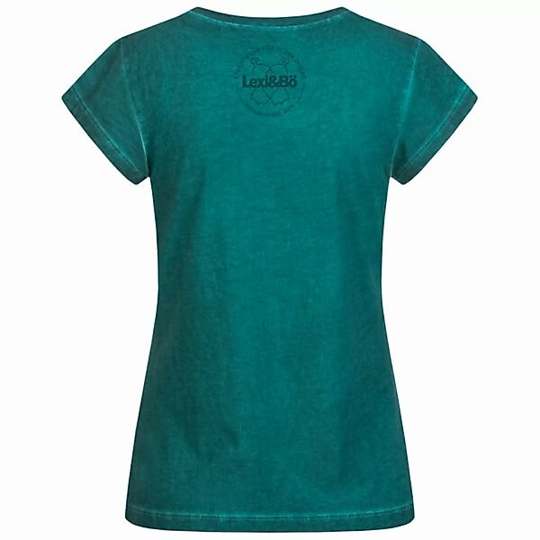 Damen Basic T-shirt Mit Effekt Waschung günstig online kaufen