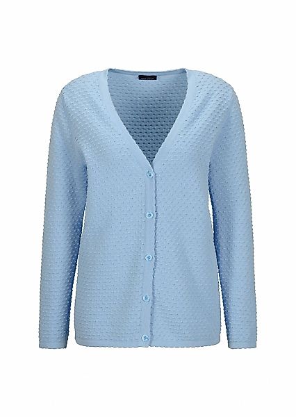 GOLDNER Strickjacke "Kurzgröße Baumwoll-Feinstrickjacke, Langarm" günstig online kaufen