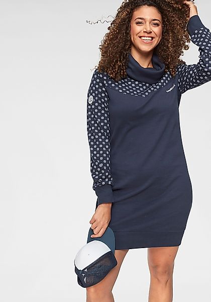 KangaROOS Sweatkleid lang, aus Baumwolle, Langarm, günstig online kaufen