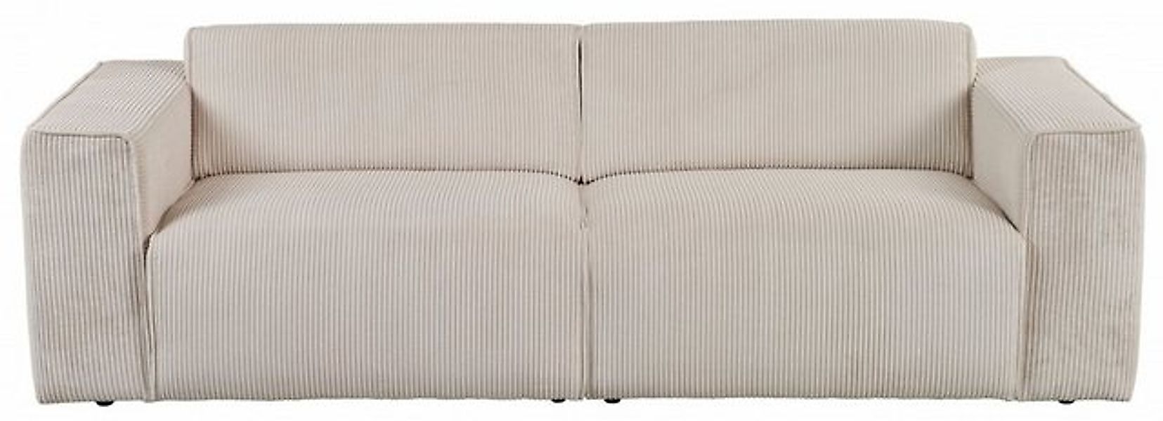 andas 3-Sitzer "Noord", mit Kedernaht, Breite 232 cm, Cord, Struktur, Webst günstig online kaufen