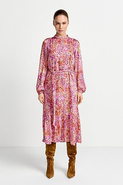 RICHROYAL Druckkleid Blusenkleid mit breitem Bindegürtel, aus Viskose günstig online kaufen