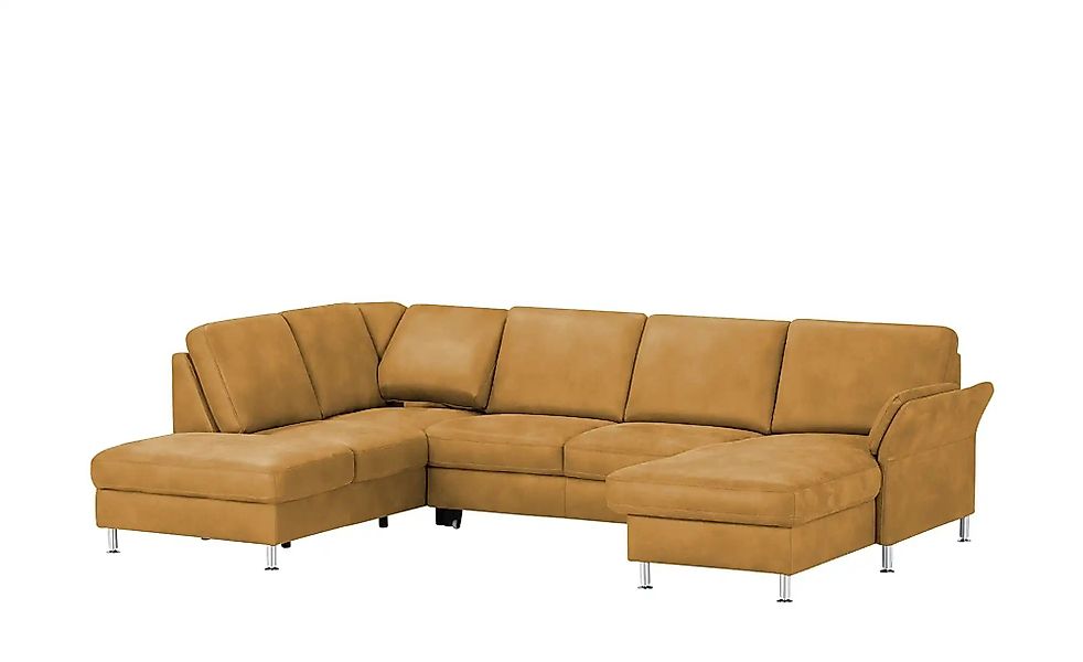 meinSofa Wohnlandschaft  Veit ¦ gelb ¦ Maße (cm): B: 305 H: 90 T: 200.0 Pol günstig online kaufen