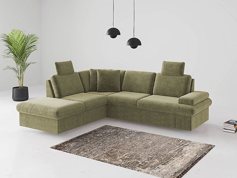 sit&more Ecksofa "Moreno", mit Armteilverstellung,wahlweise mit Bettfunktio günstig online kaufen