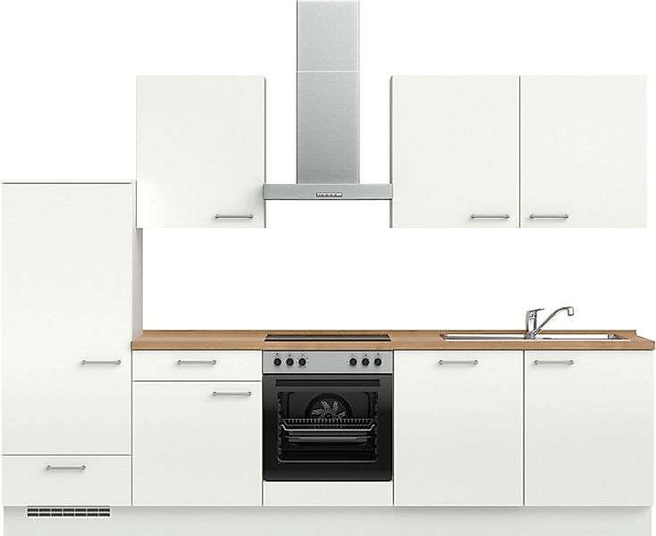 nobilia® Küchenzeile »"Laser I", Breite 300 cm, Ausrichtung wählbar«, vormo günstig online kaufen