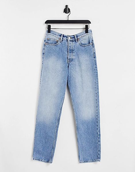 Dr Denim – Dash – Jeans mit geradem Schnitt in heller Waschung-Blau günstig online kaufen
