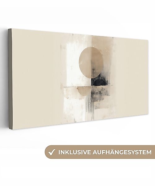 OneMillionCanvasses® Leinwandbild Panorama Kreis - Zusammensetzung günstig online kaufen