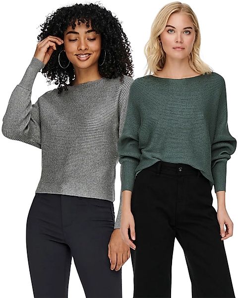 ONLY Langarmshirt Pullover mit Fledermausärmel im günstig online kaufen