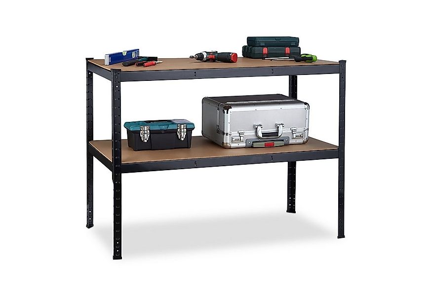 relaxdays Werkbank 2 Ebene günstig online kaufen