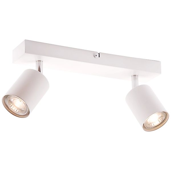 Brilliant LED-Deckenstrahler Taio 2-flammig Weiß 35,5 cm günstig online kaufen