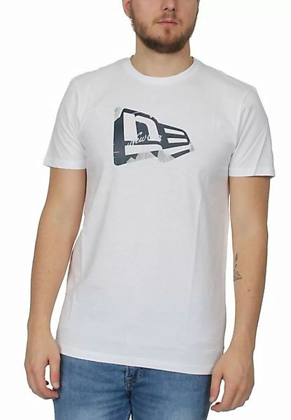 New Era T-Shirt New Era NE Flag Infill Tee Herren NE LOGO Weiß günstig online kaufen