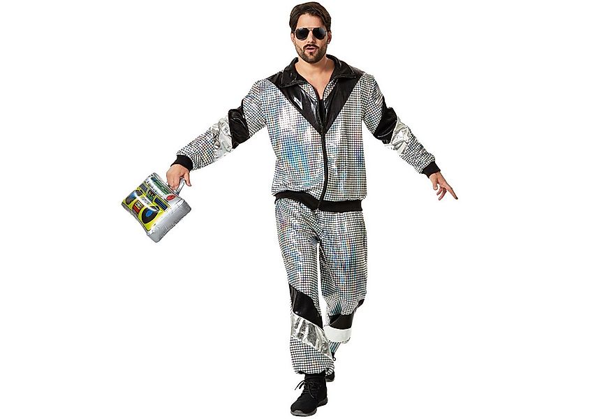 dressforfun Kostüm Herrenkostüm, Glänzende Jacke und Hose im Retro-Stil. günstig online kaufen