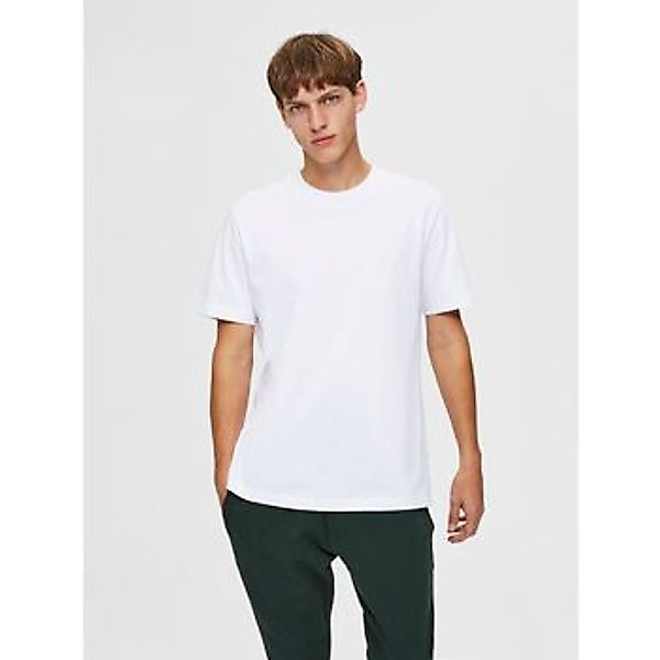 Selected  T-Shirts & Poloshirts 16077385 RELAXCOLMAN-BRIGHT WHITE günstig online kaufen