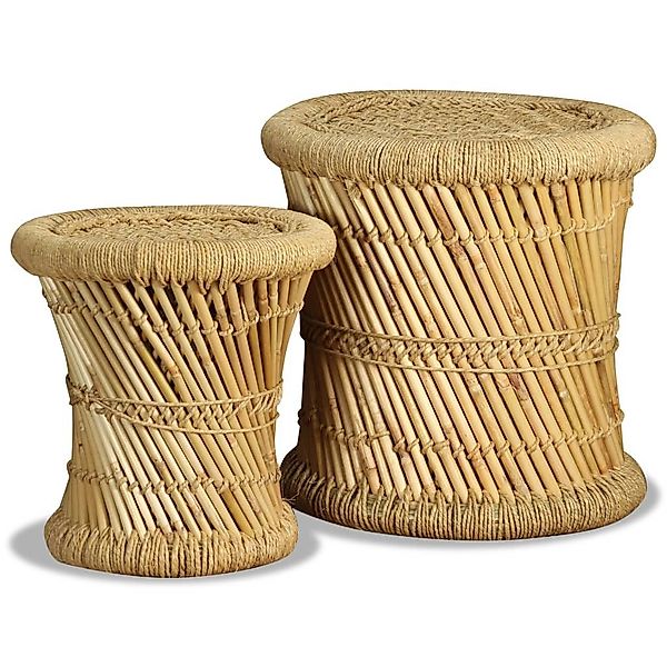 vidaXL Hocker Hocker 2 Stk. Bambus günstig online kaufen