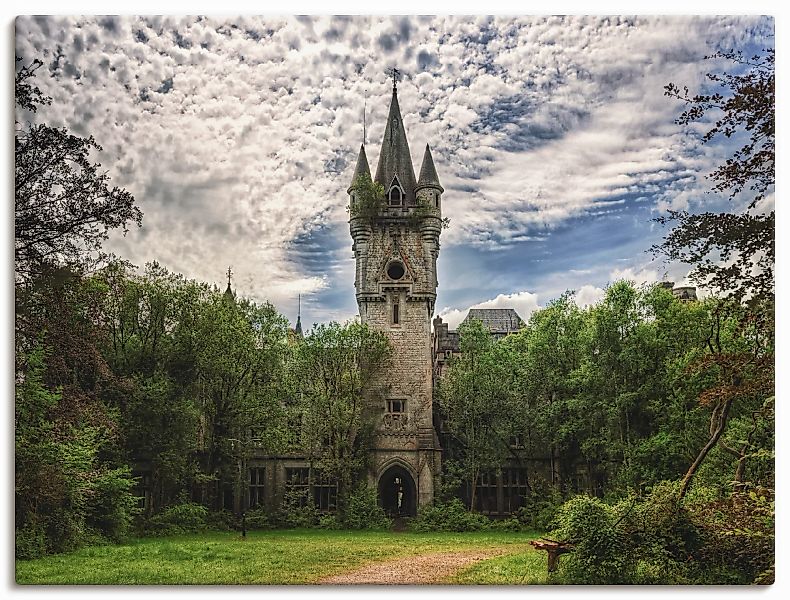 Artland Wandbild »Verlassenes Schloß Chateau - Lost Place«, Gebäude, (1 St. günstig online kaufen