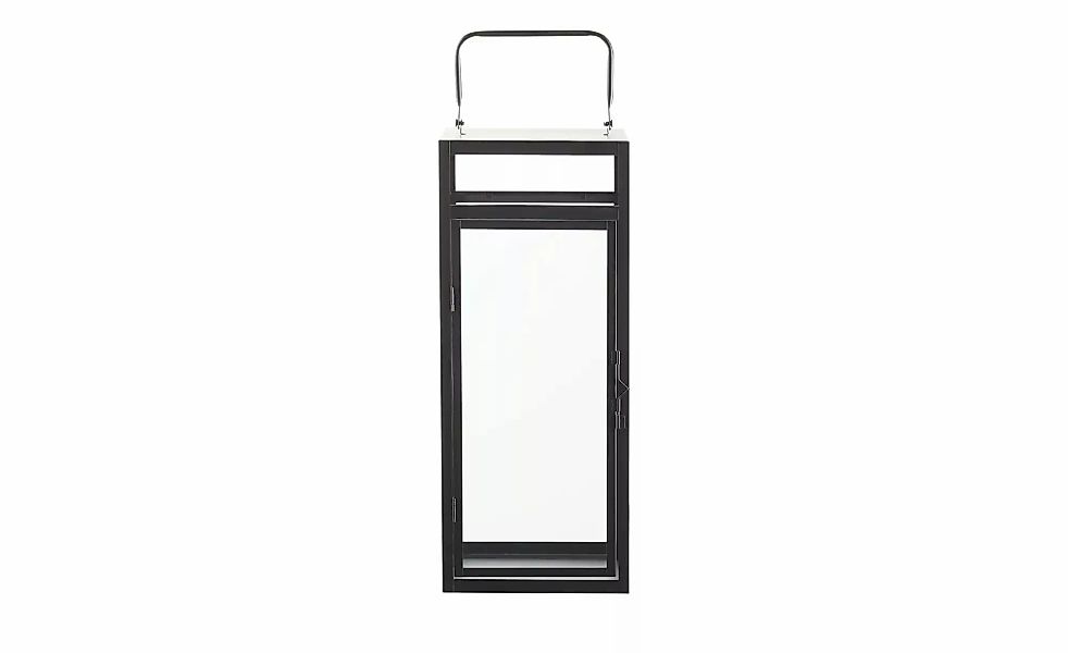 HOME STORY Laterne   ¦ schwarz ¦ Metall,Glas ¦ Maße (cm): B: 20 H: 50,5 T: günstig online kaufen