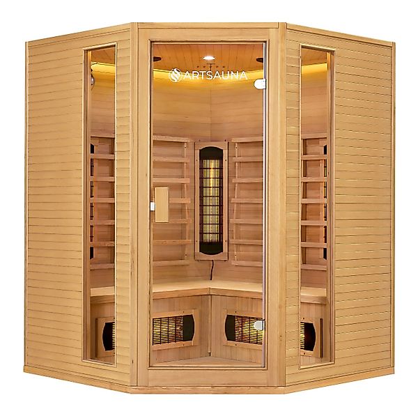 Artsauna Infrarotkabine Wärmekabine Nyborg E150V mit Vollspektrum Flächenst günstig online kaufen