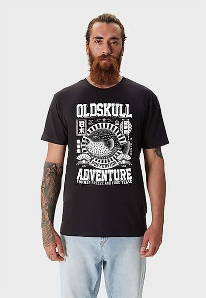 Oldskull T-Shirt WRLDVIBE SPIKY PUFFER (1-tlg) mit angesagtem Print im Vint günstig online kaufen