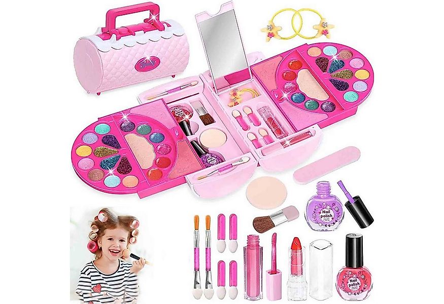 KINSI Lernspielzeug Kinder Schminkkoffer,Prinzessin Kosmetikset, Rollenspie günstig online kaufen