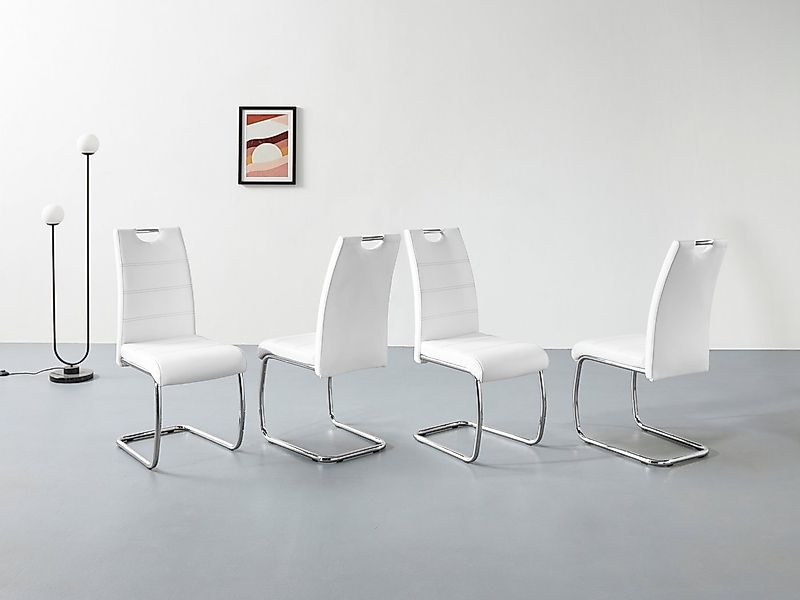 HELA Freischwinger Flora, Esszimmerstühle (Set, 4 St), Schwingstuhl Set: 1, günstig online kaufen