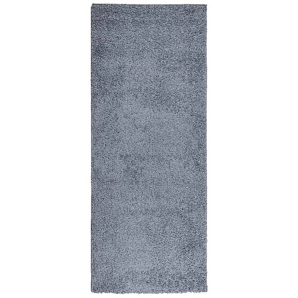 vidaXL Teppich Shaggy Hochflor Modern Blau 80x200 Cm 1955864 günstig online kaufen