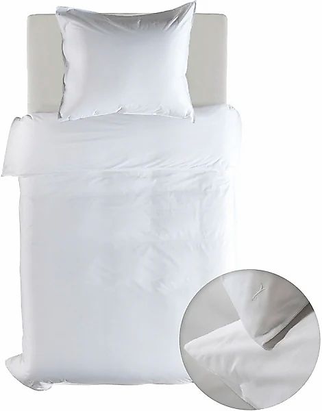 YELLOW Bettwäsche »Suite-Casablanca« 2 Stk. tlg. Uni, 100% Baumwolle ab 135 günstig online kaufen