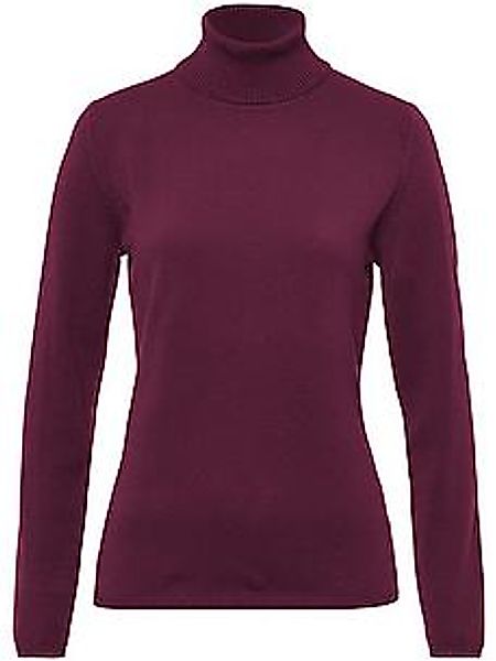 Rollkragen-Pullover aus Schurwolle und Kaschmir include rot günstig online kaufen