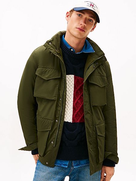 Tommy Hilfiger Fieldjacket "LW PACKABLE" mit Kapuze im Kragen verstaubare K günstig online kaufen