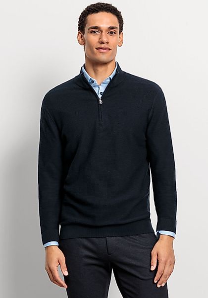 OLYMP Troyer "OLYMP Strick Casual", mit modischer Struktur günstig online kaufen