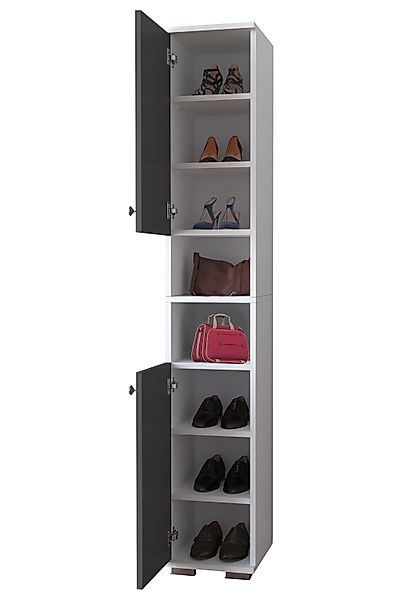 VCM Schuhschrank Holz schmaler Schuhschrank Dielenmöbel günstig online kaufen