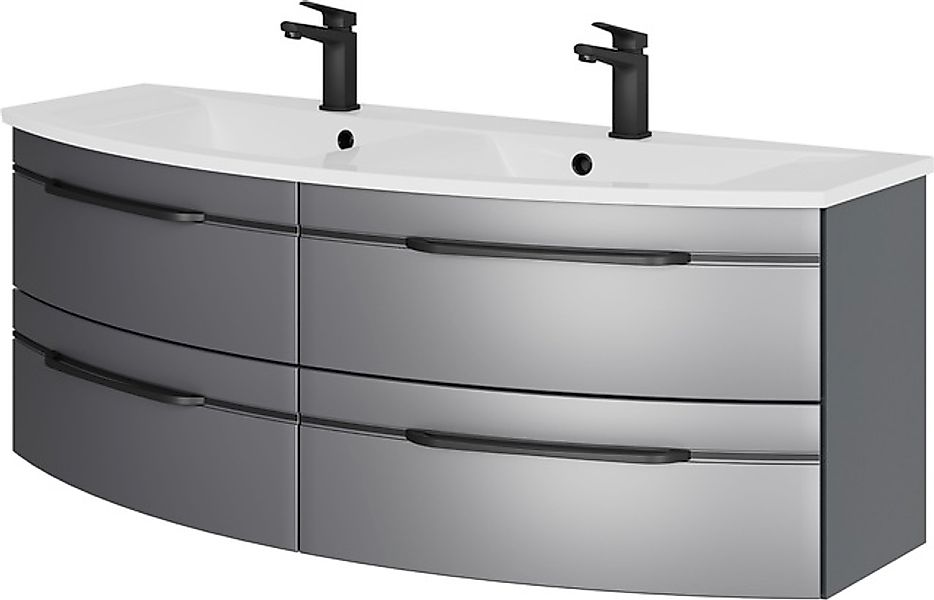 Saphir Waschtisch »Serie 7045 Mineralmarmor-Waschtisch und Unterschrank, 13 günstig online kaufen