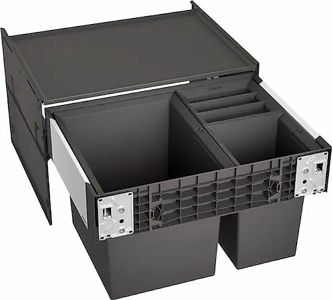 Blanco Mülltrennsystem »Select II XL 60/3«, 3 Behälter, Kunststoff, Stahlbl günstig online kaufen