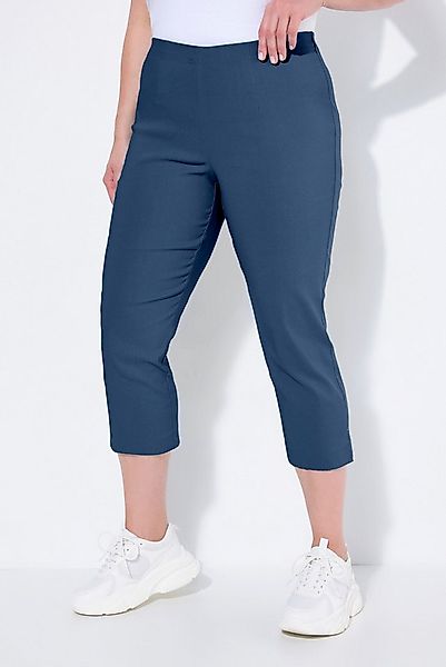 Ulla Popken Funktionshose Bengalinhose wadenlang Elastikbund Stretch günstig online kaufen