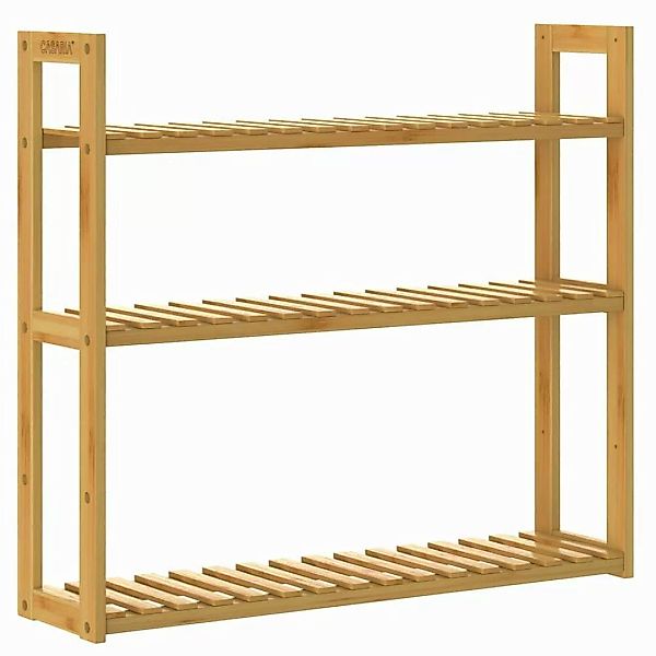 Casaria Badregal, Holz Hängeregal 60x54cm 3 günstig online kaufen