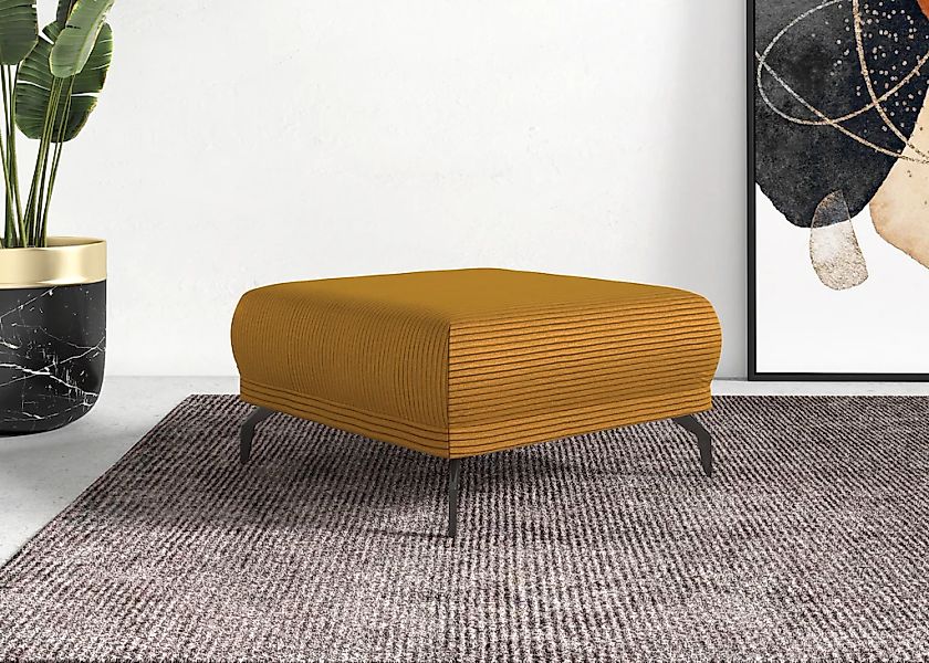 Home affaire Hocker "Coco" Cord-Bezug in 2 Ausführungen, Füßen 15 cm hoch günstig online kaufen