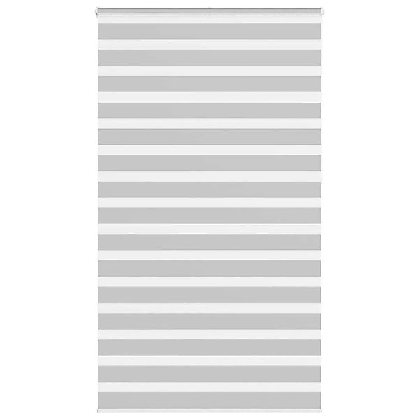 vidaXL Doppelrollo Hellgrau 120x230 cm Stoffbreite 115,9 cm Polyester 40144 günstig online kaufen