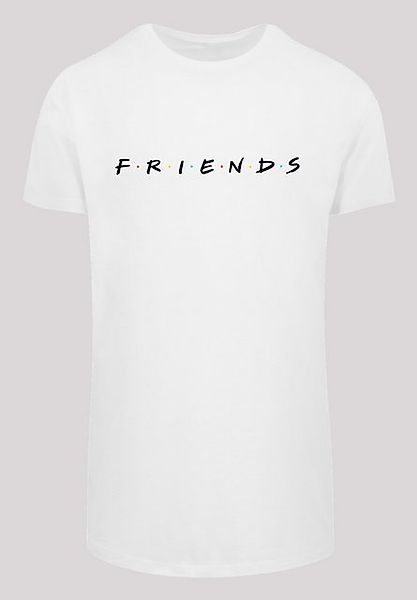 F4NT4STIC Kurzarmshirt F4NT4STIC Herren Friends Text Logo -WHT with Shaped günstig online kaufen