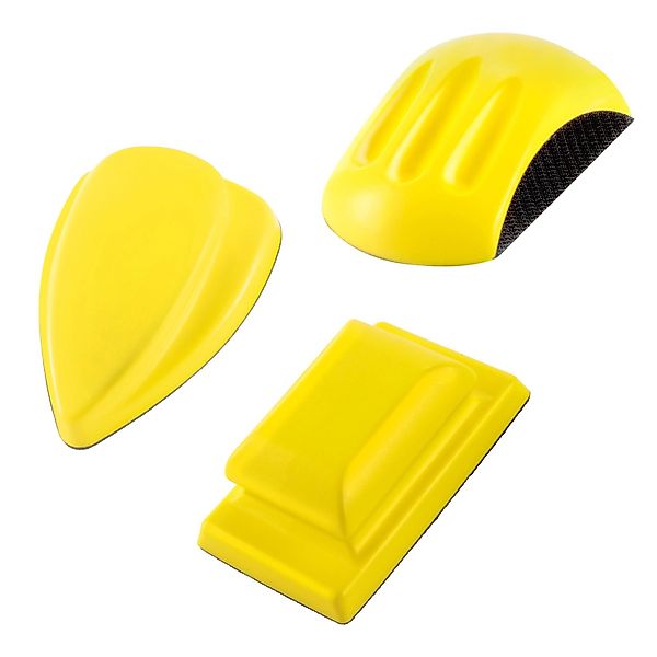 STAHLWERK Schleifdreieck STAHLWERK Handschleifblock 3er Set, (Packung, 3 St günstig online kaufen