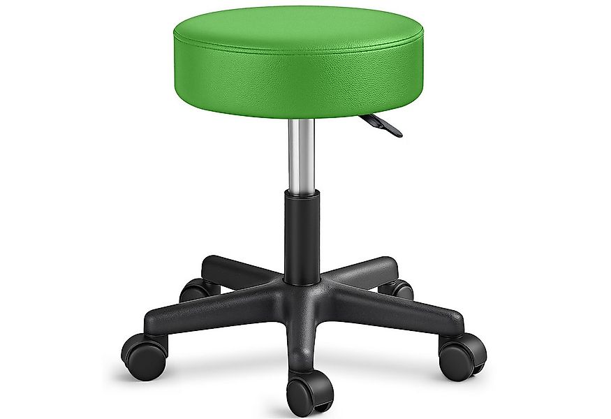 TRESKO Drehhocker Rollhocker höhenverstellbar, 10 cm Dicke Polsterung, Arbe günstig online kaufen