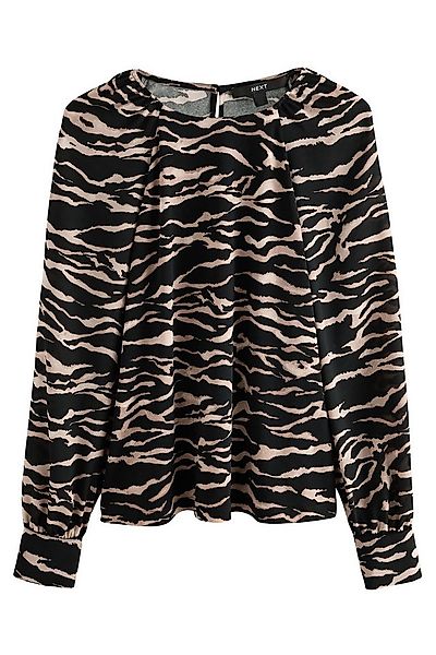 Next Langarmbluse Langärmlige Bluse mit Rundhalsausschnitt (1-tlg) günstig online kaufen