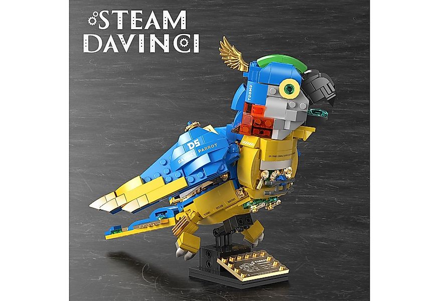 Esun Papagei Bauspielzeug, Tiere Figuren Spielzeug, Vogel Bausteine 490 St. günstig online kaufen