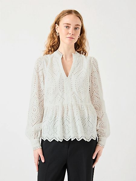Y.A.S Spitzenbluse "YASHOLI LS TOP S. NOOS" günstig online kaufen